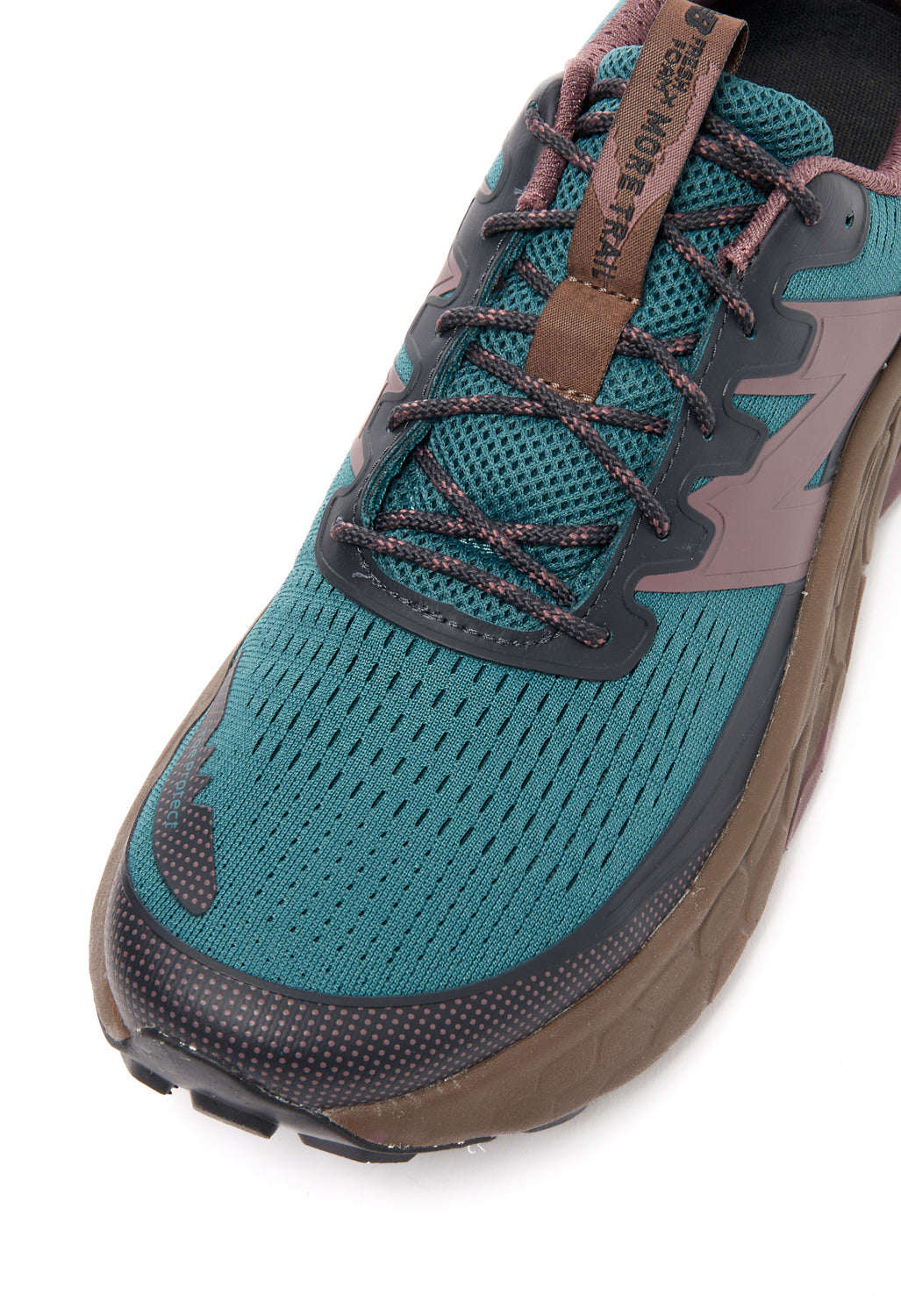New Balance Men s Fresh Foam X More Trail V3 Trainers Dark Mushroom New Spruce