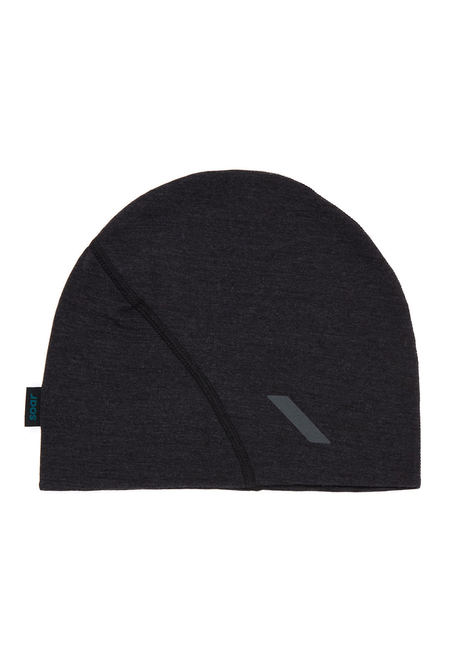 Soar Merino Silk Beanie - Meteorite