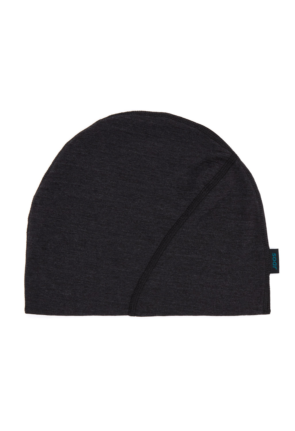 Soar Merino Silk Beanie - Meteorite