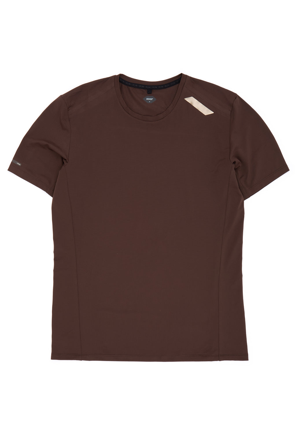 Soar Men's Eco Tech T-Shirt - Dark Brown