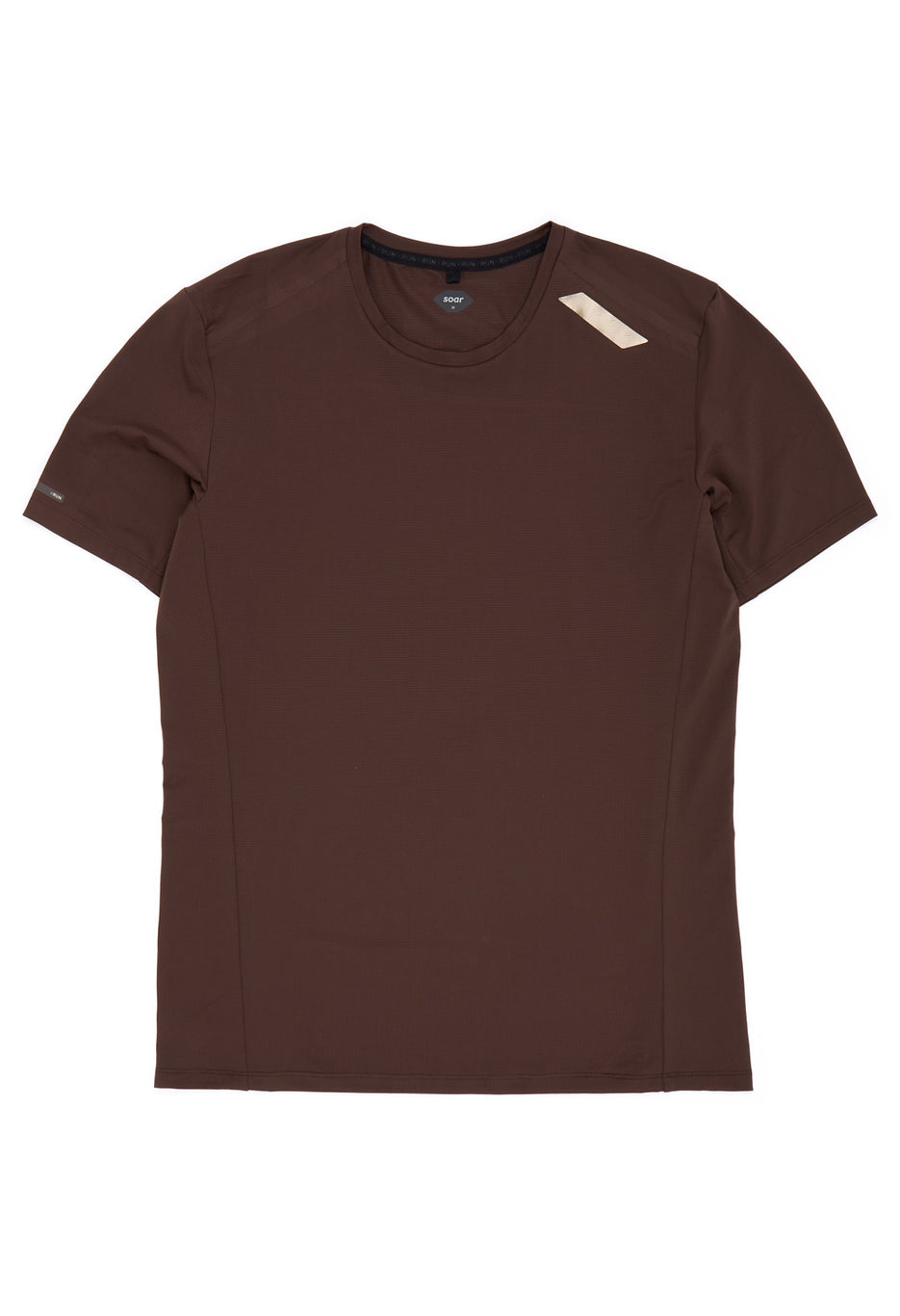 Soar Men's Eco Tech T-Shirt - Dark Brown