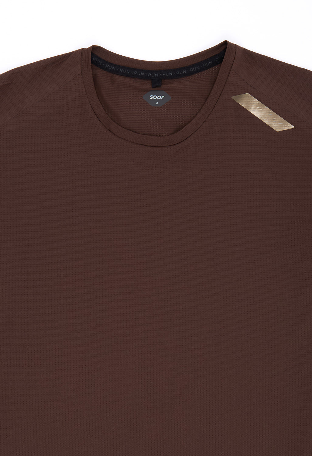 Soar Men's Eco Tech T-Shirt - Dark Brown