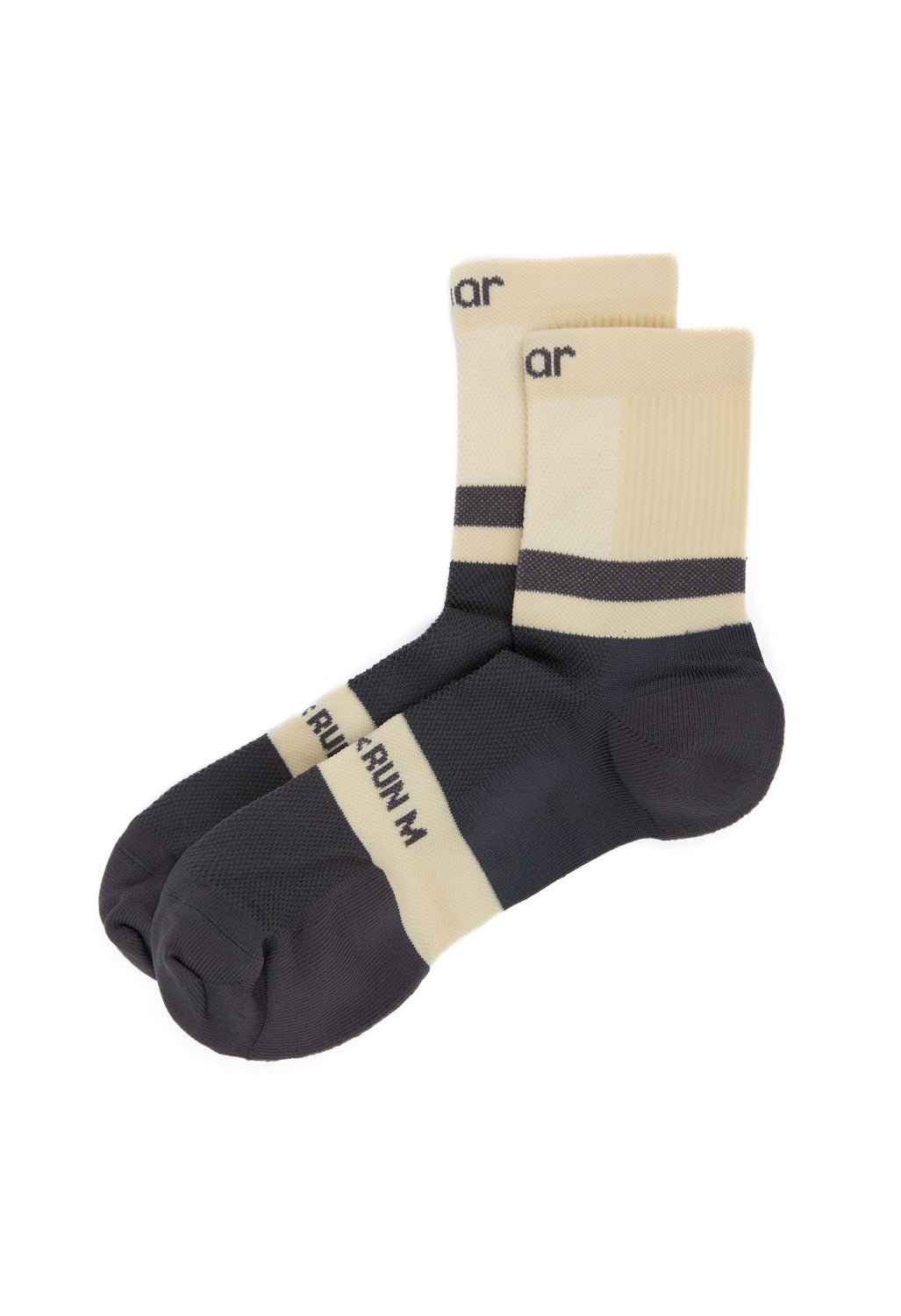 Soar Ankle Socks 2.0 - Cream / Dark Grey