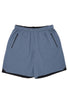 Soar Men's Long Summer Shorts - Blue Grey / Black