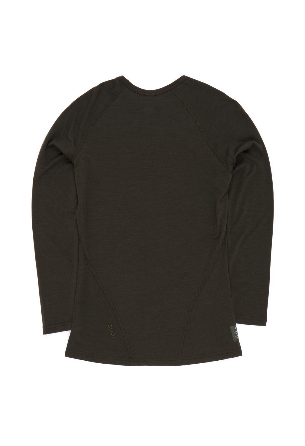 Soar Women's Long Sleeve Merino Silk Base Layer - Forest Night