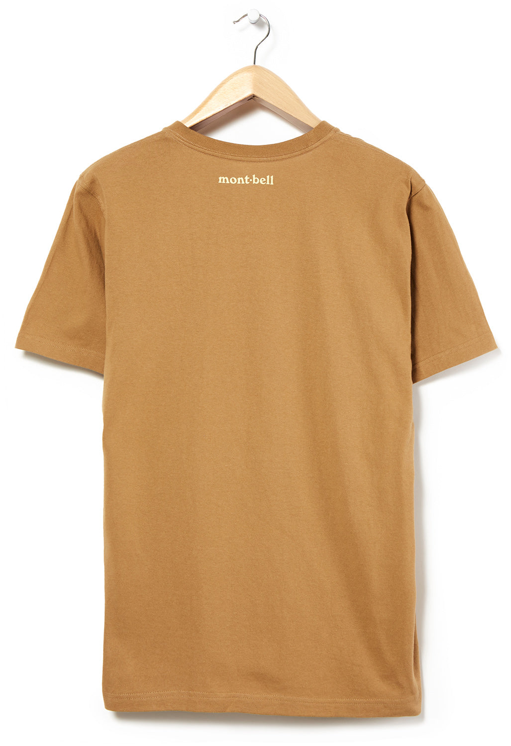Montbell Pear Skin Cotton mont-bell Iwa Logo T-Shirt - Brown