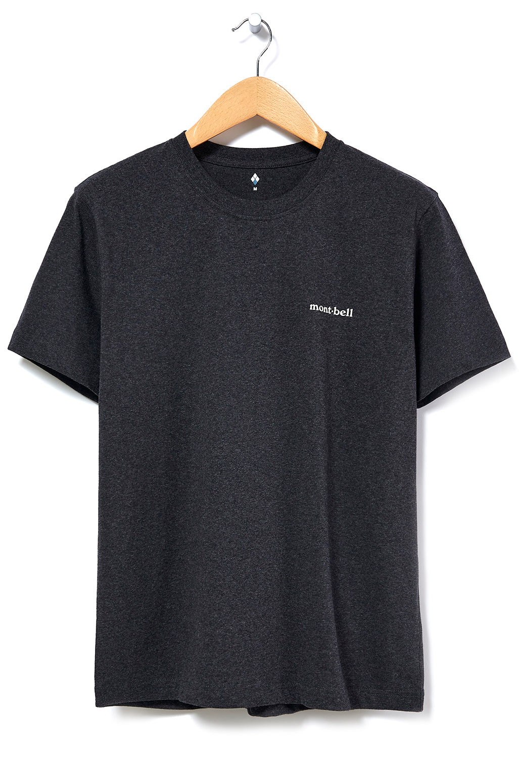 Montbell Pear Skin Cotton Shimayama T-Shirt - Dark Charcoal