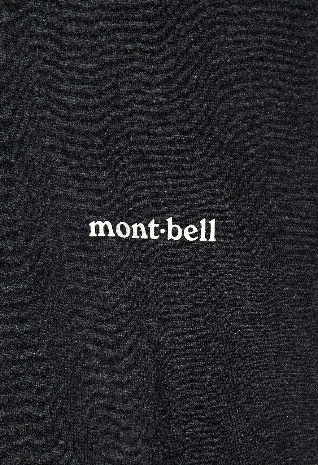 Montbell Pear Skin Cotton Shimayama T-Shirt - Dark Charcoal