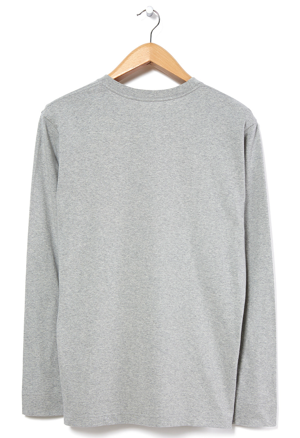 Montbell Pear Skin Cotton Long Sleeved T-Shirt - Heather Grey