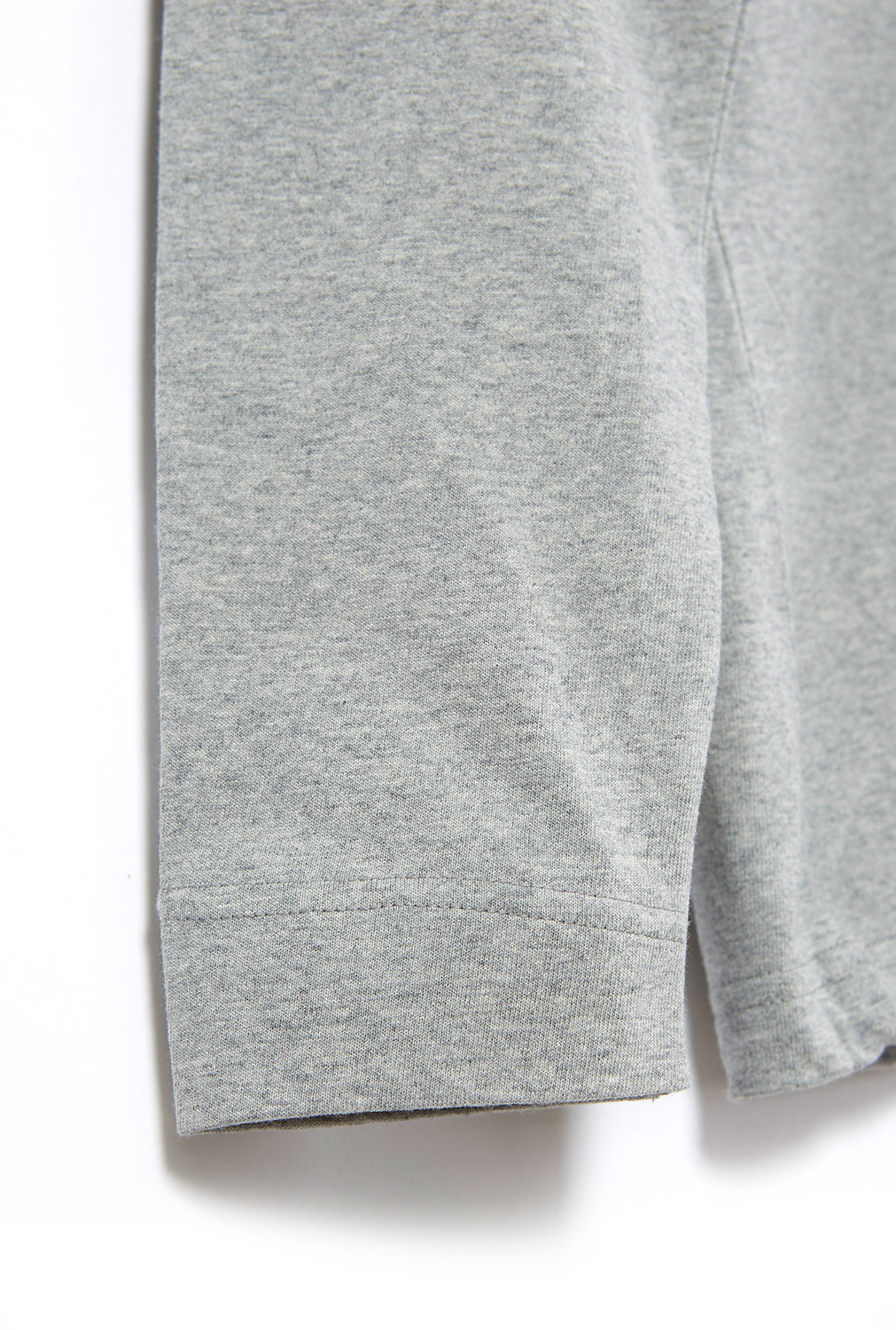 Montbell Pear Skin Cotton Long Sleeved T-Shirt - Heather Grey