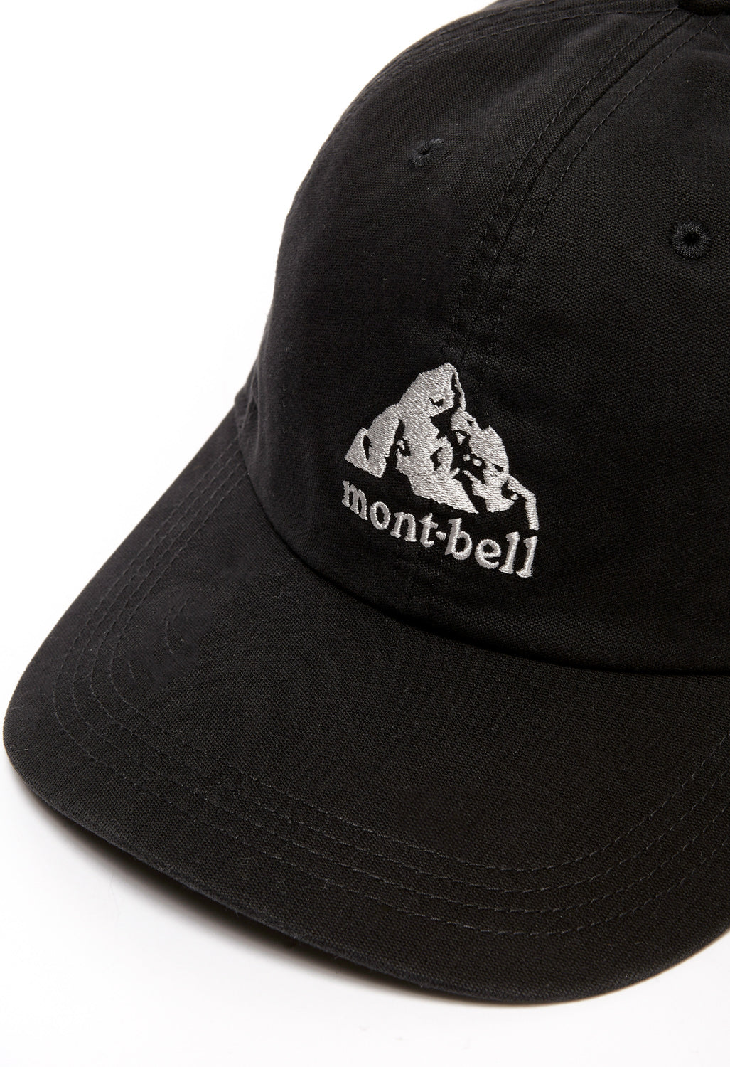 Montbell Washed Out Cotton Cap - Black
