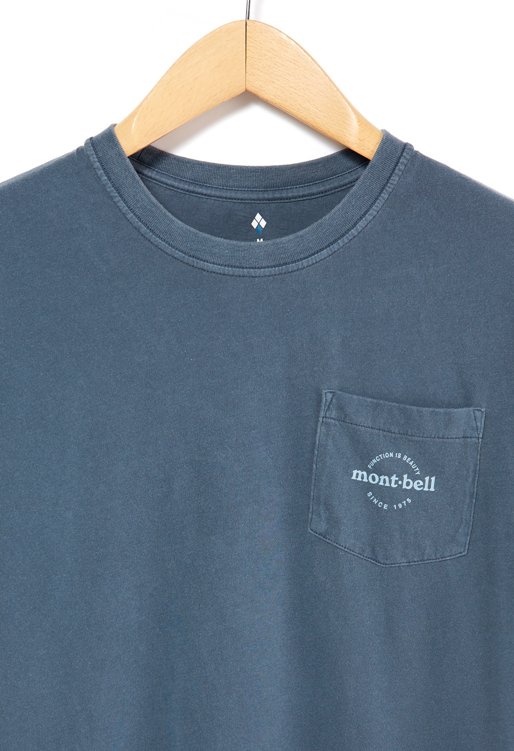 Montbell Men's Wash Out Cotton T-Shirt - Navy