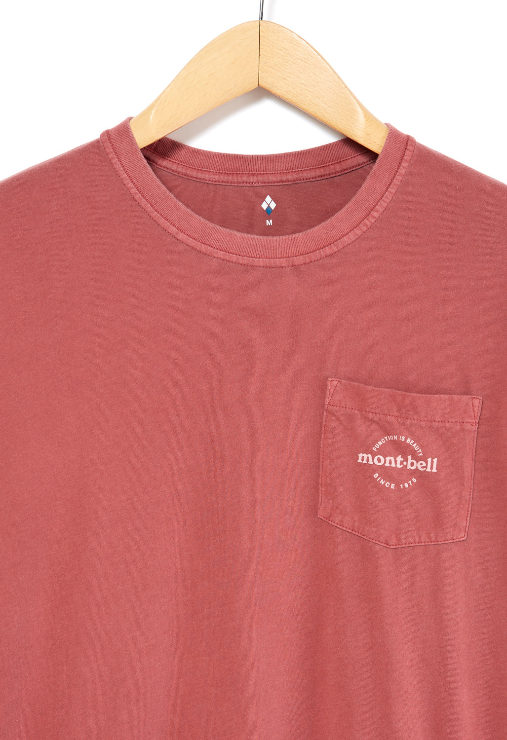 Montbell Men's Wash Out Cotton T-Shirt - Red