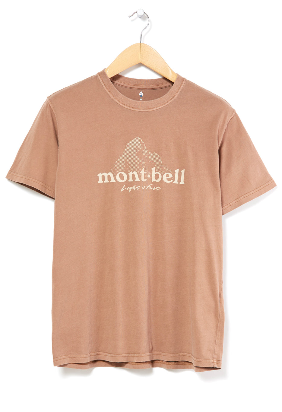 Montbell Wash Out Cotton Dot Logo T-Shirt 3