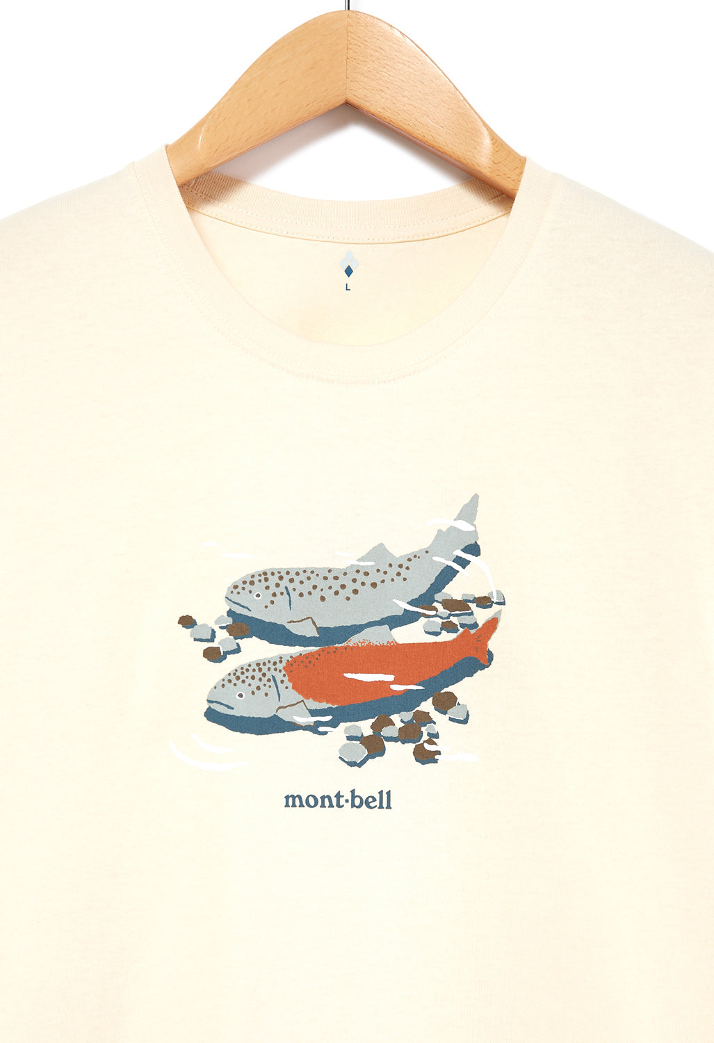 Montbell Pear Skin Cotton Ito T-Shirt - Natural