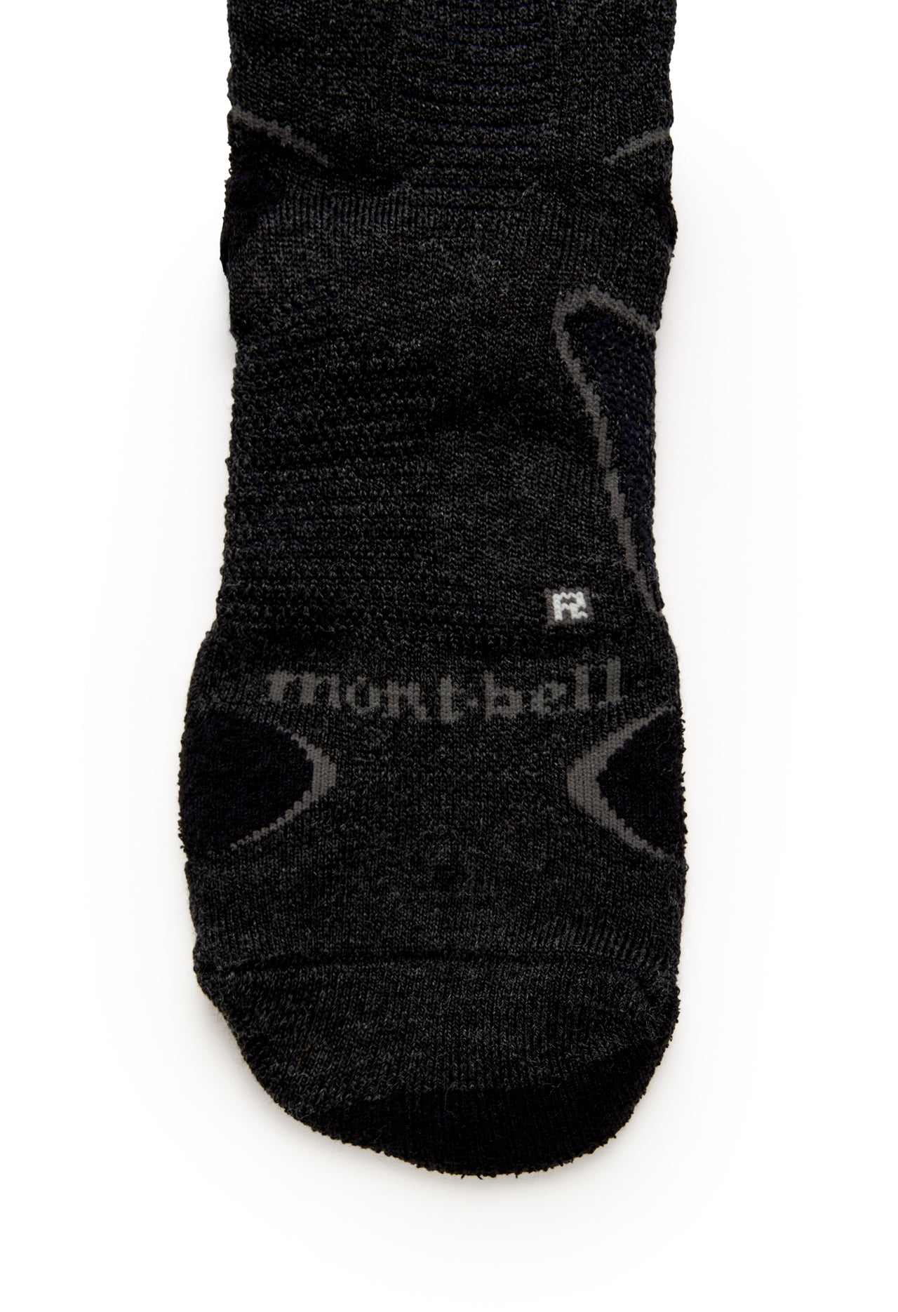Montbell Merino Wool Supportec Trekking Socks - Dark Charcoal