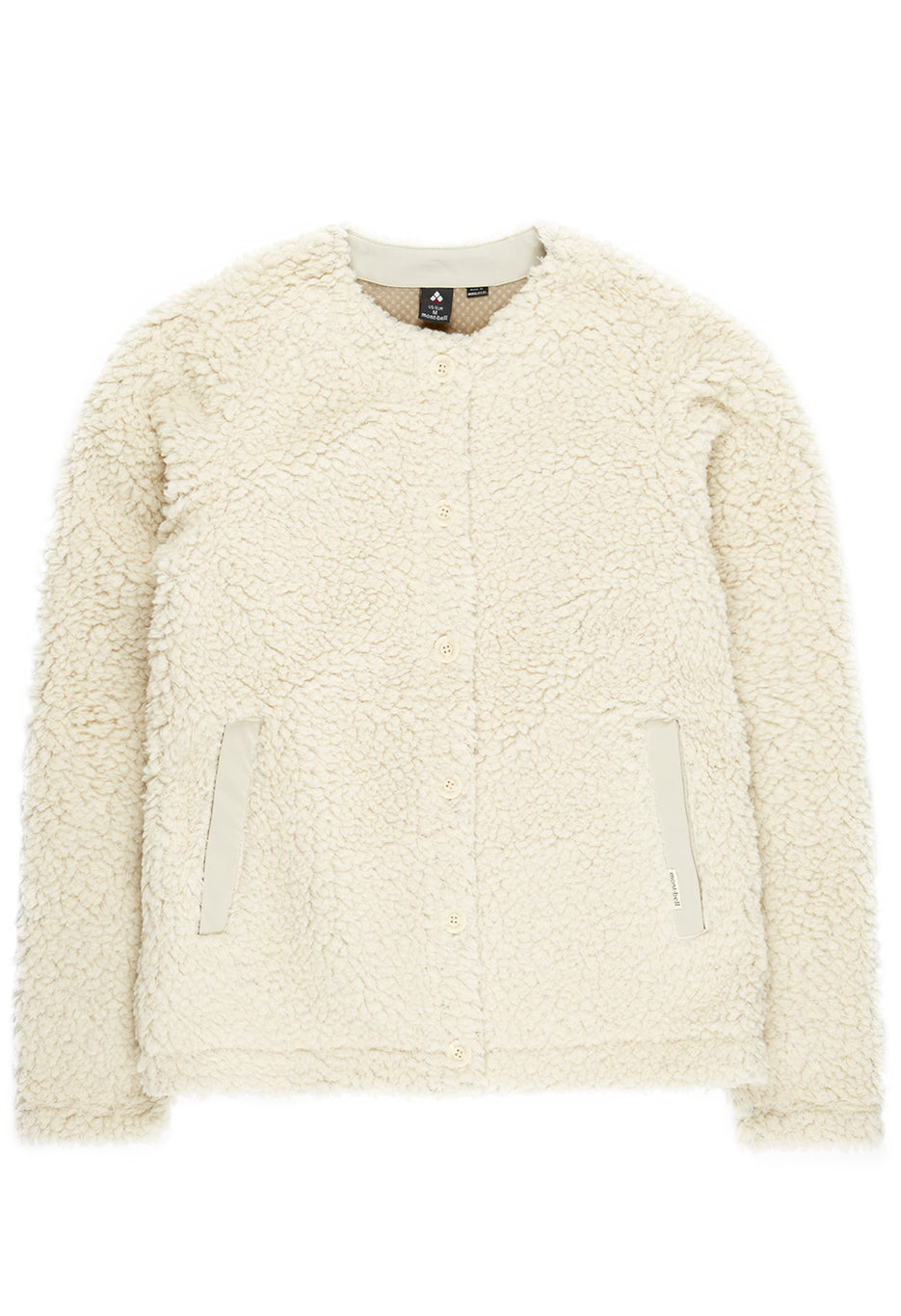 Montbell Women's Climaplus Shearling Cardigan - Ivory