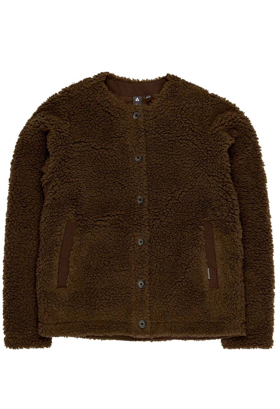 Montbell Women's Climaplus Shearling Cardigan - Dark Brown