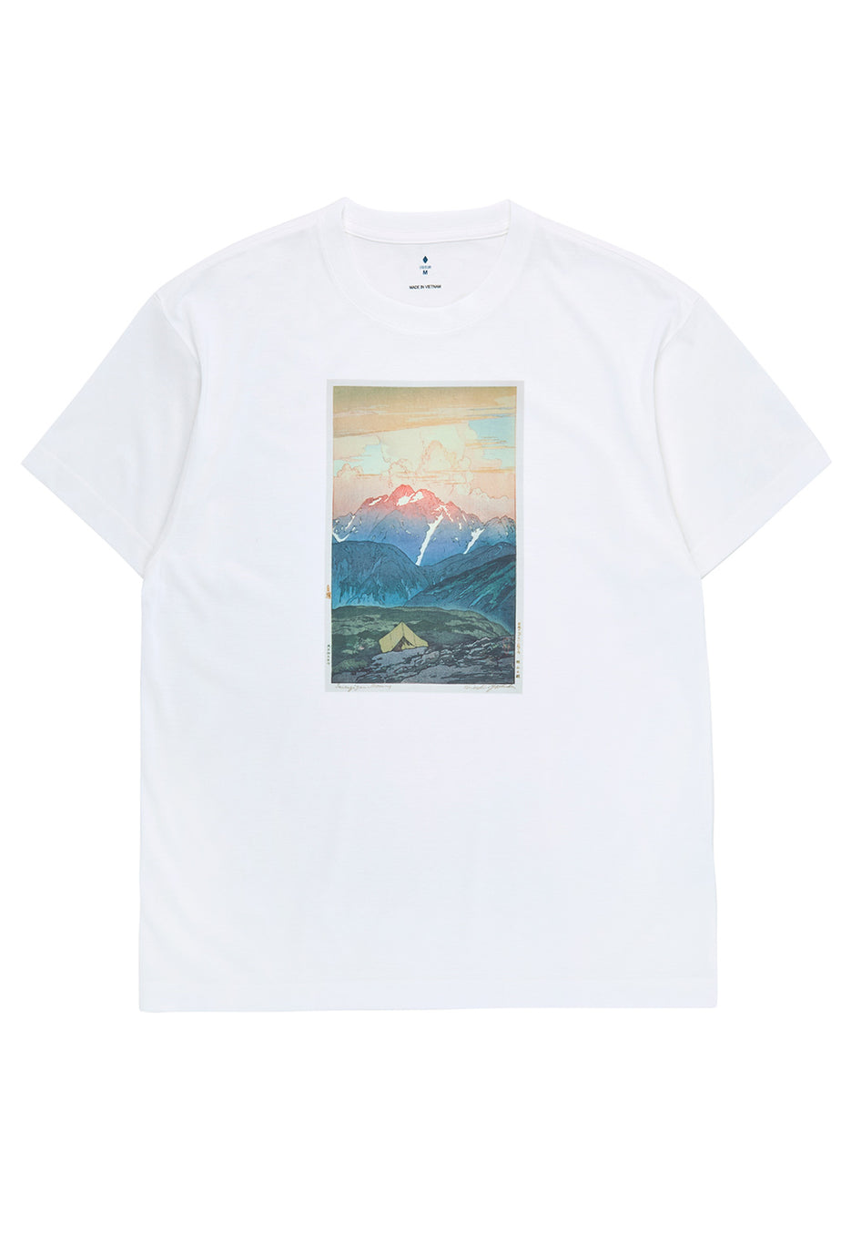 Montbell Men's Wickron Tsurugisan No Asa T-Shirt - White