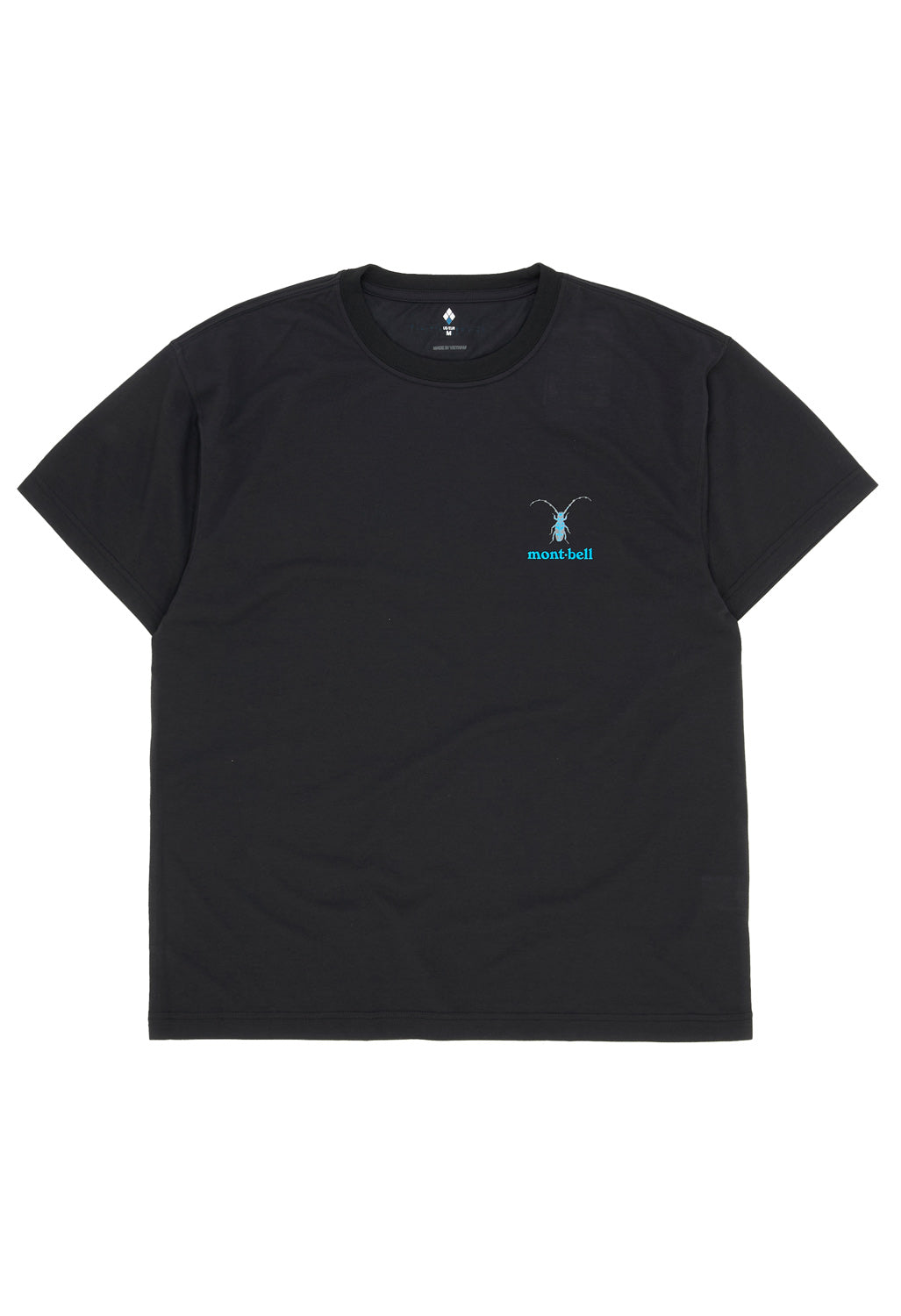 Montbell Men's Wickron Beetles T-Shirt - Black
