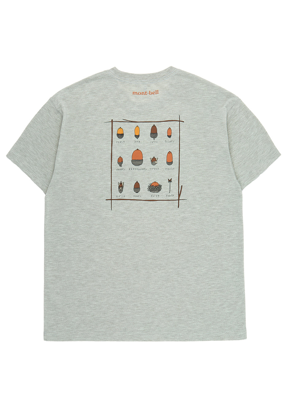 Montbell Men's Wickron Donguri T-Shirt - Light Grey