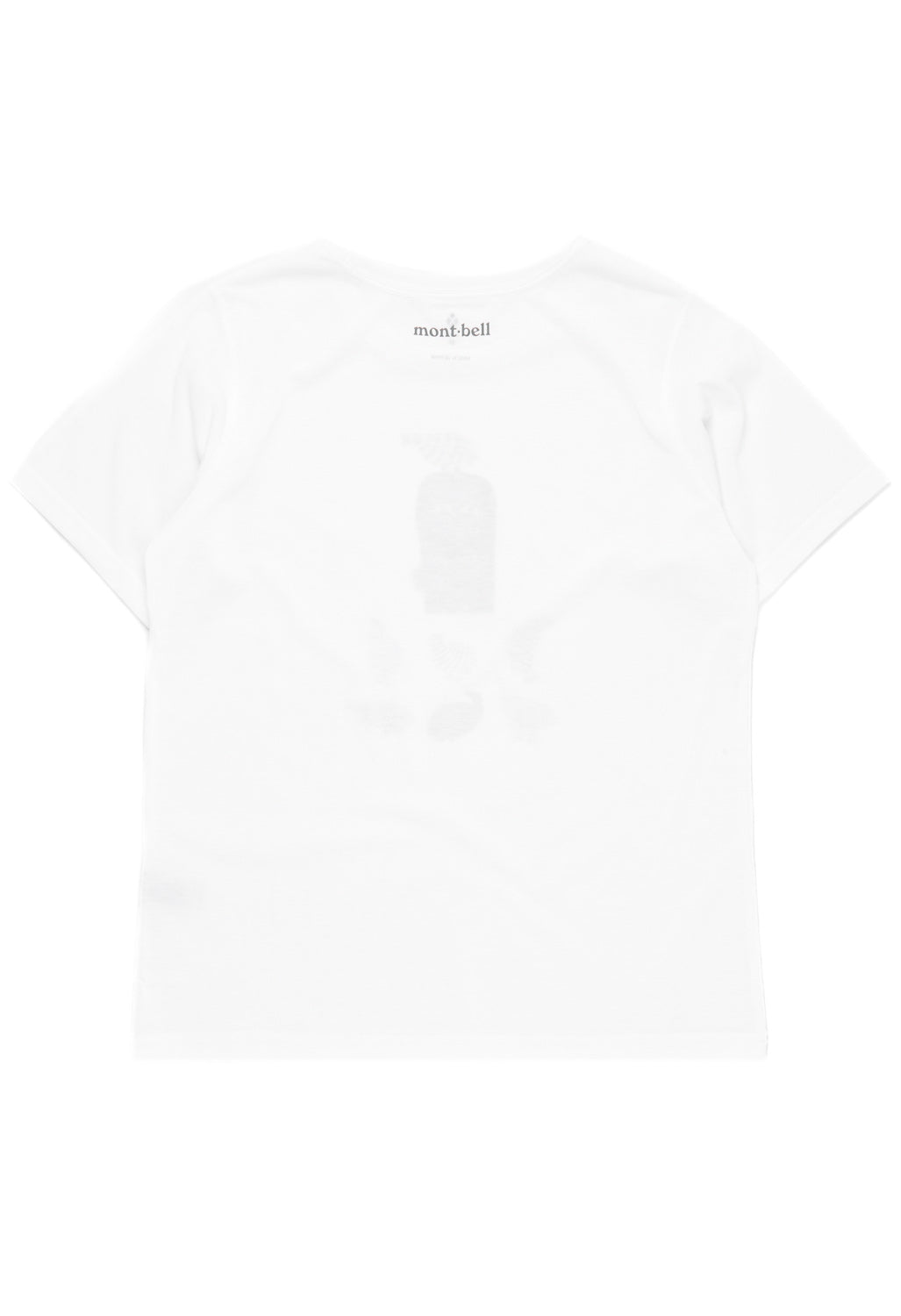 Montbell Women's Wickron Tori To Yamaotoko T-Shirt - White