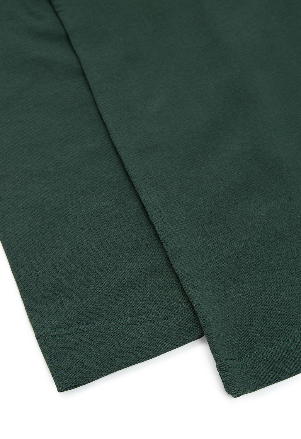 Montbell Men's Pear Skin Cotton Long Sleeve T-Shirt - Dark Green
