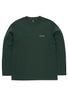 Montbell Men's Pear Skin Cotton Long Sleeve T-Shirt - Dark Green
