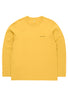 Montbell Men's Pear Skin Cotton Long Sleeve T-Shirt - Yellow