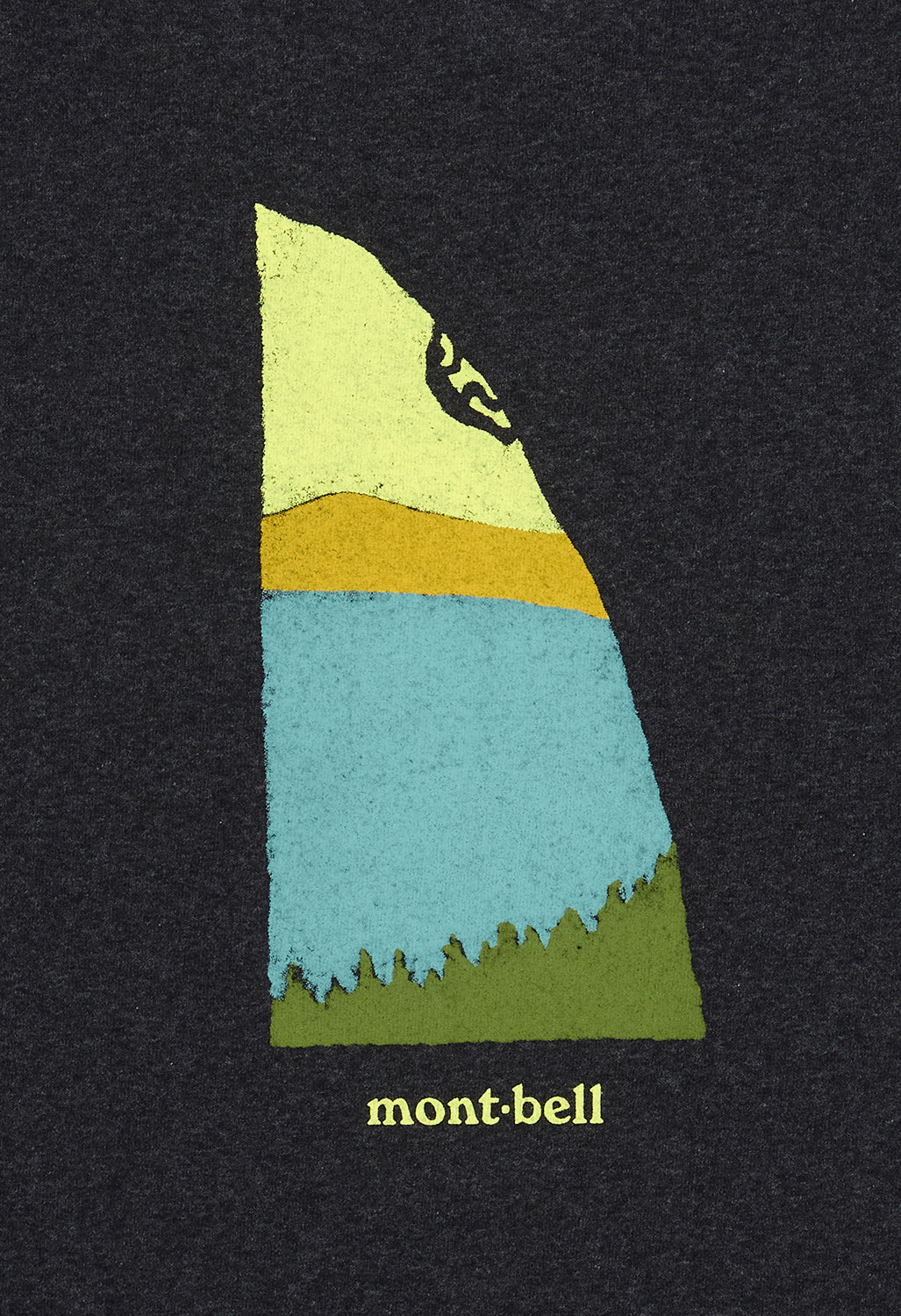 Montbell Pear Skin Cotton Climbing T-Shirt - Dark Grey