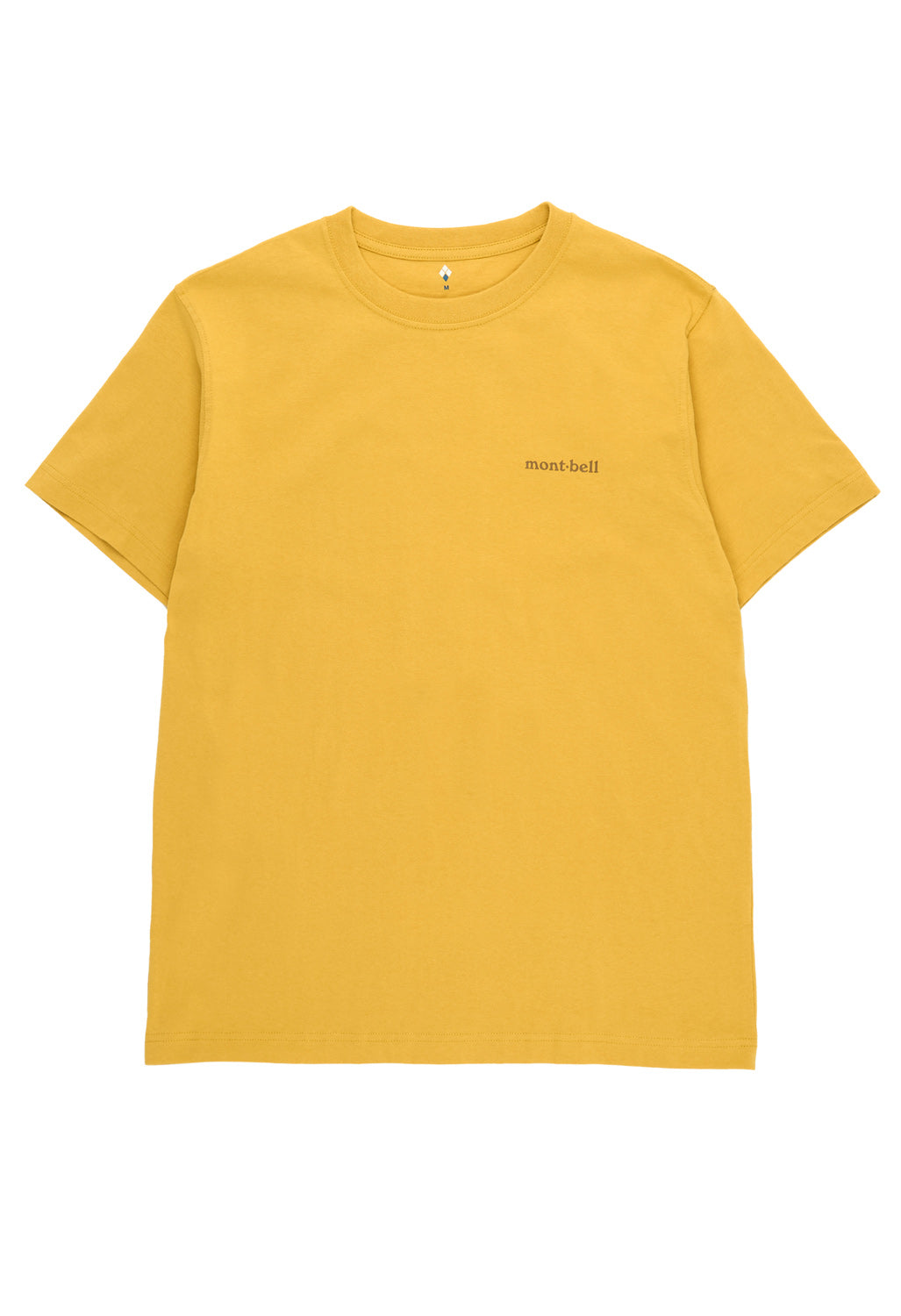 Montbell Pear Skin Cotton Hyakkimaru T-Shirt - Yellow