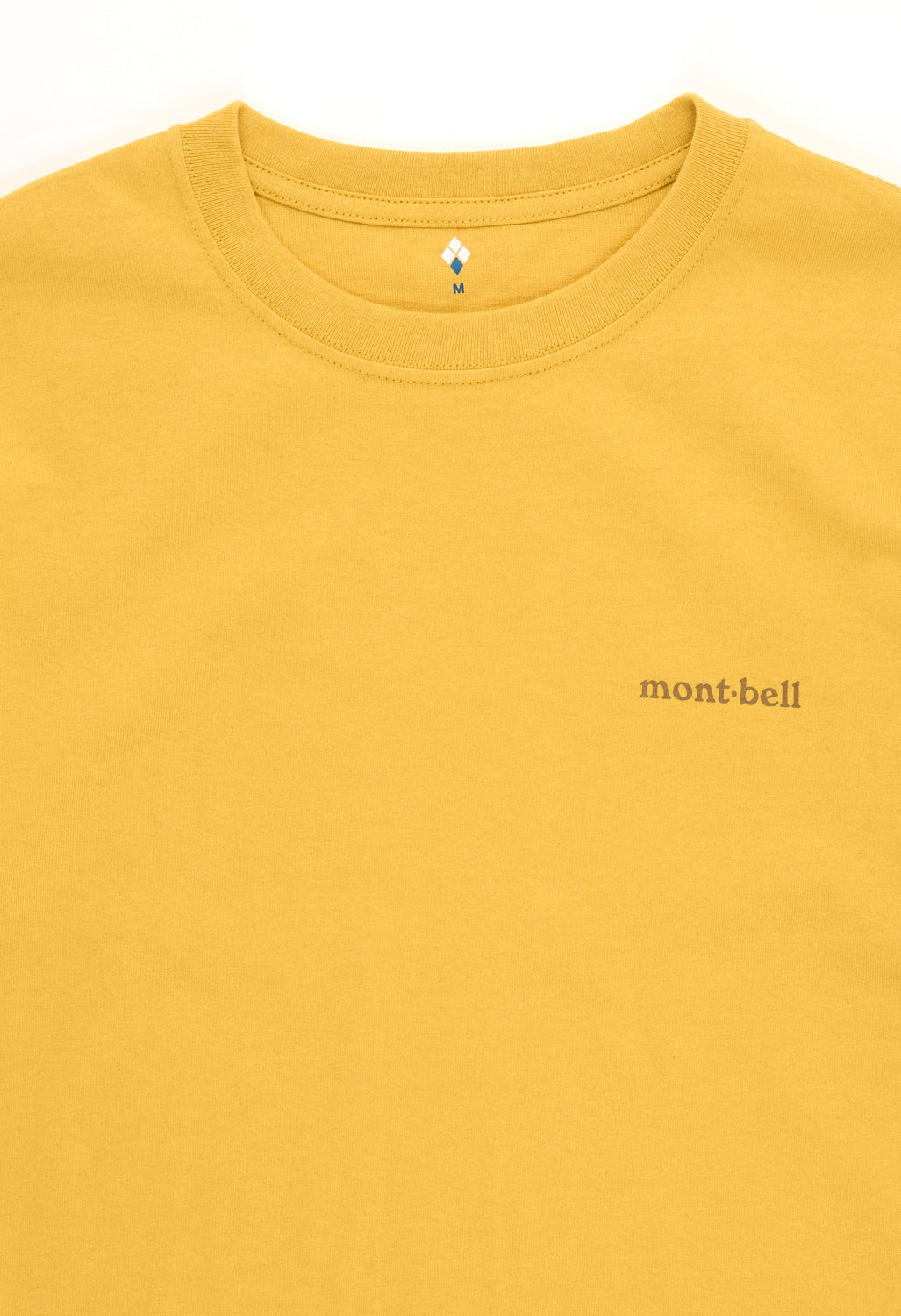 Montbell Pear Skin Cotton Hyakkimaru T-Shirt - Yellow