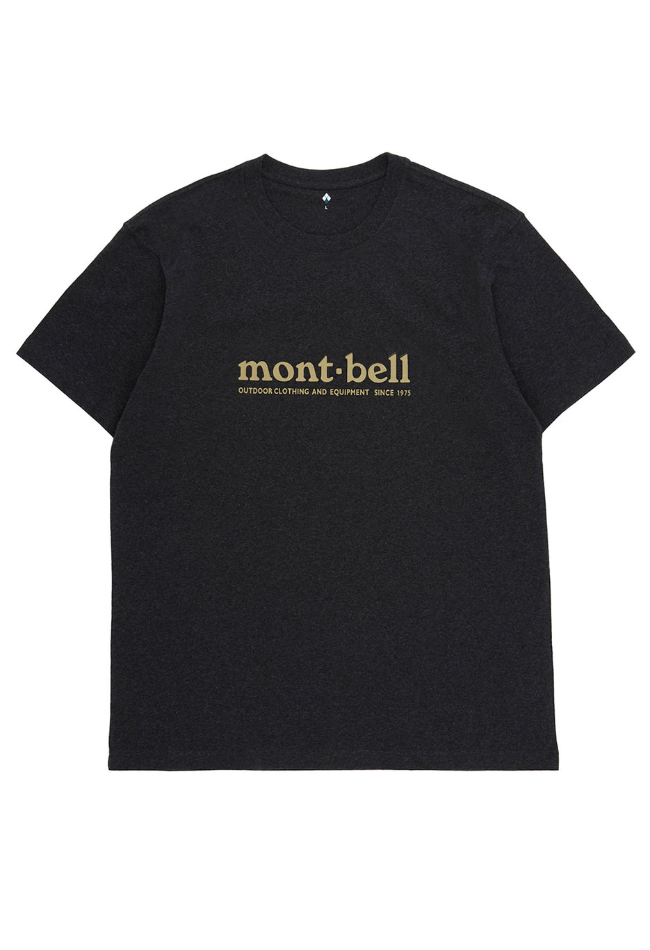 Montbell Pear Skin Cotton Mont-Bell T-Shirt - Dark Grey