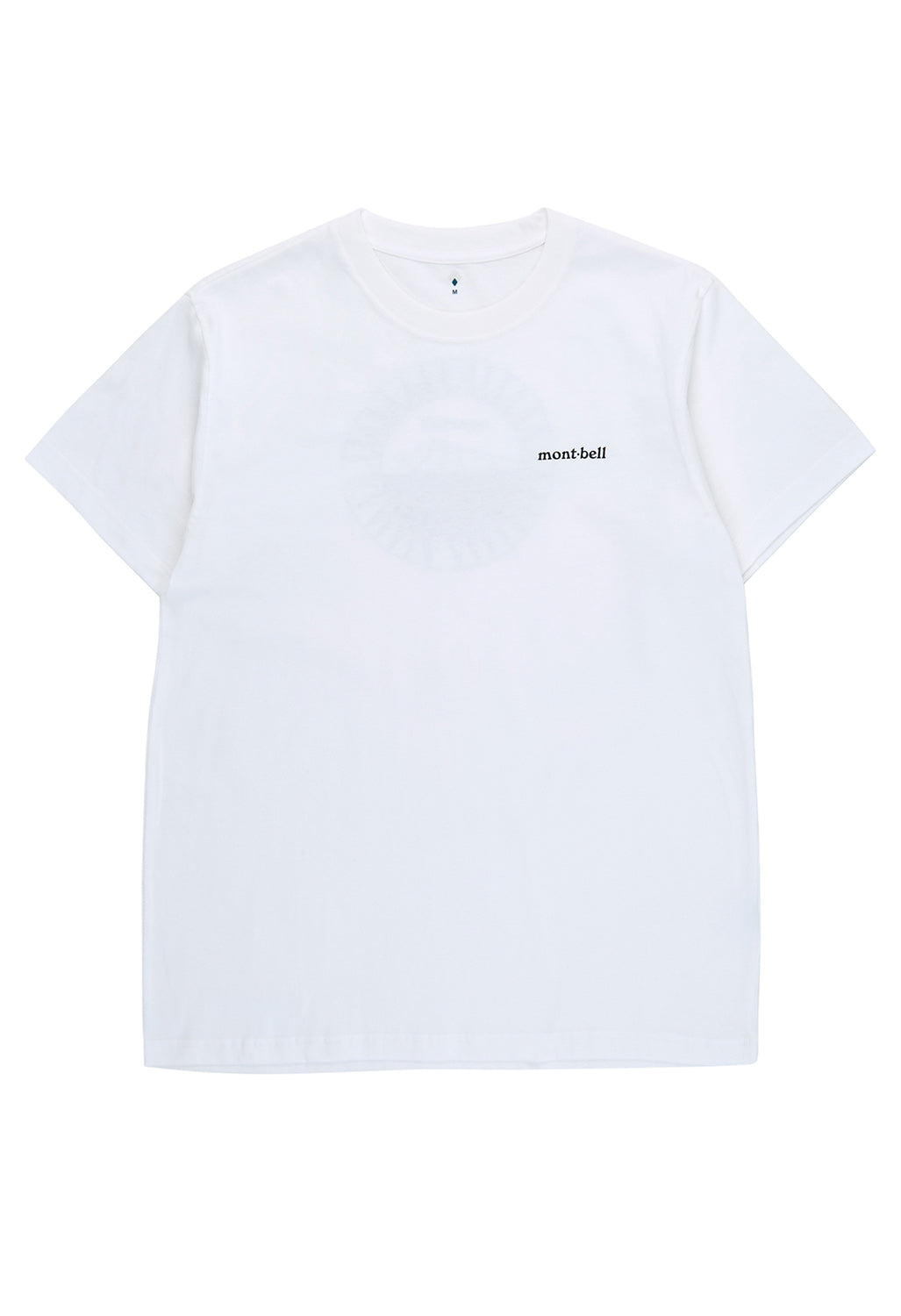Montbell Pear Skin Cotton Shimayama T-Shirt - White