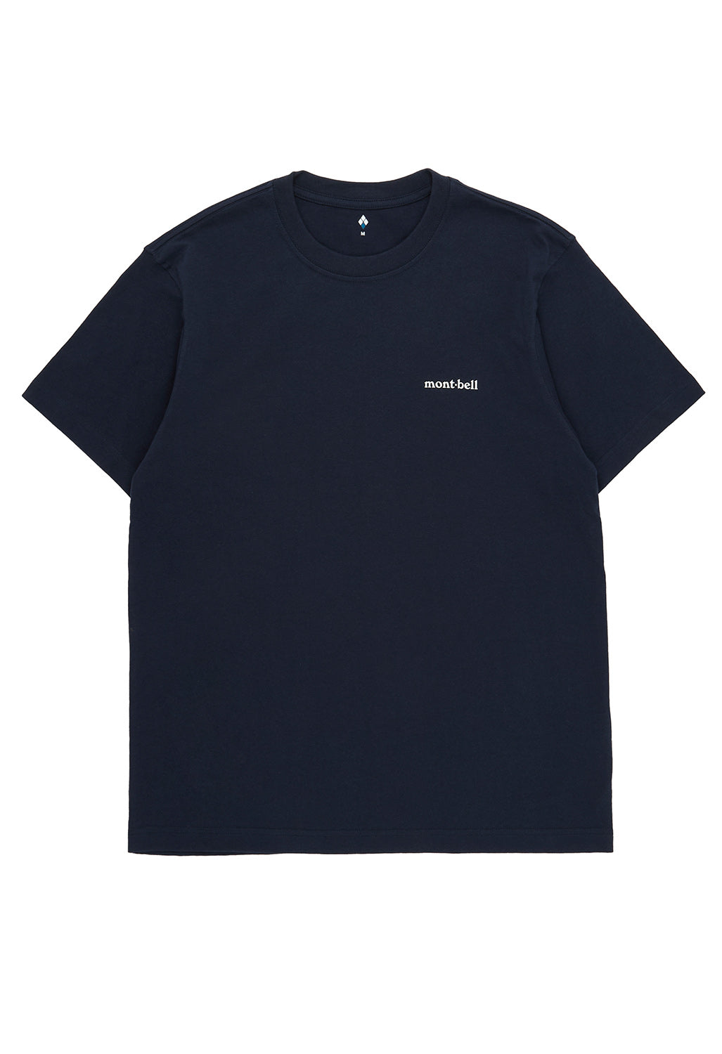 Montbell Pear Skin Cotton Shimayama T-Shirt - Navy