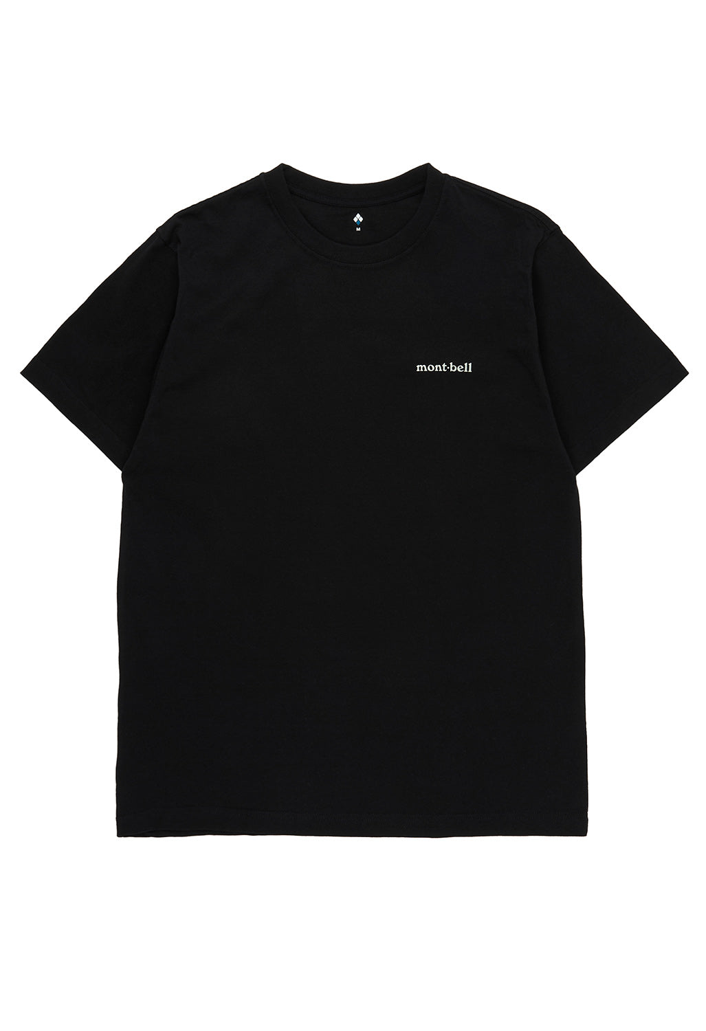 Montbell Pear Skin Cotton Dangai T-Shirt - Black
