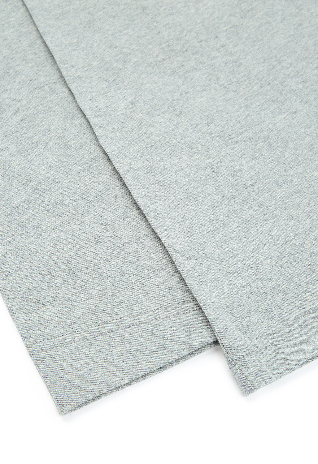 Montbell Pear Skin Cotton Long Sleeve T Yamayama T-Shirt - Light Grey