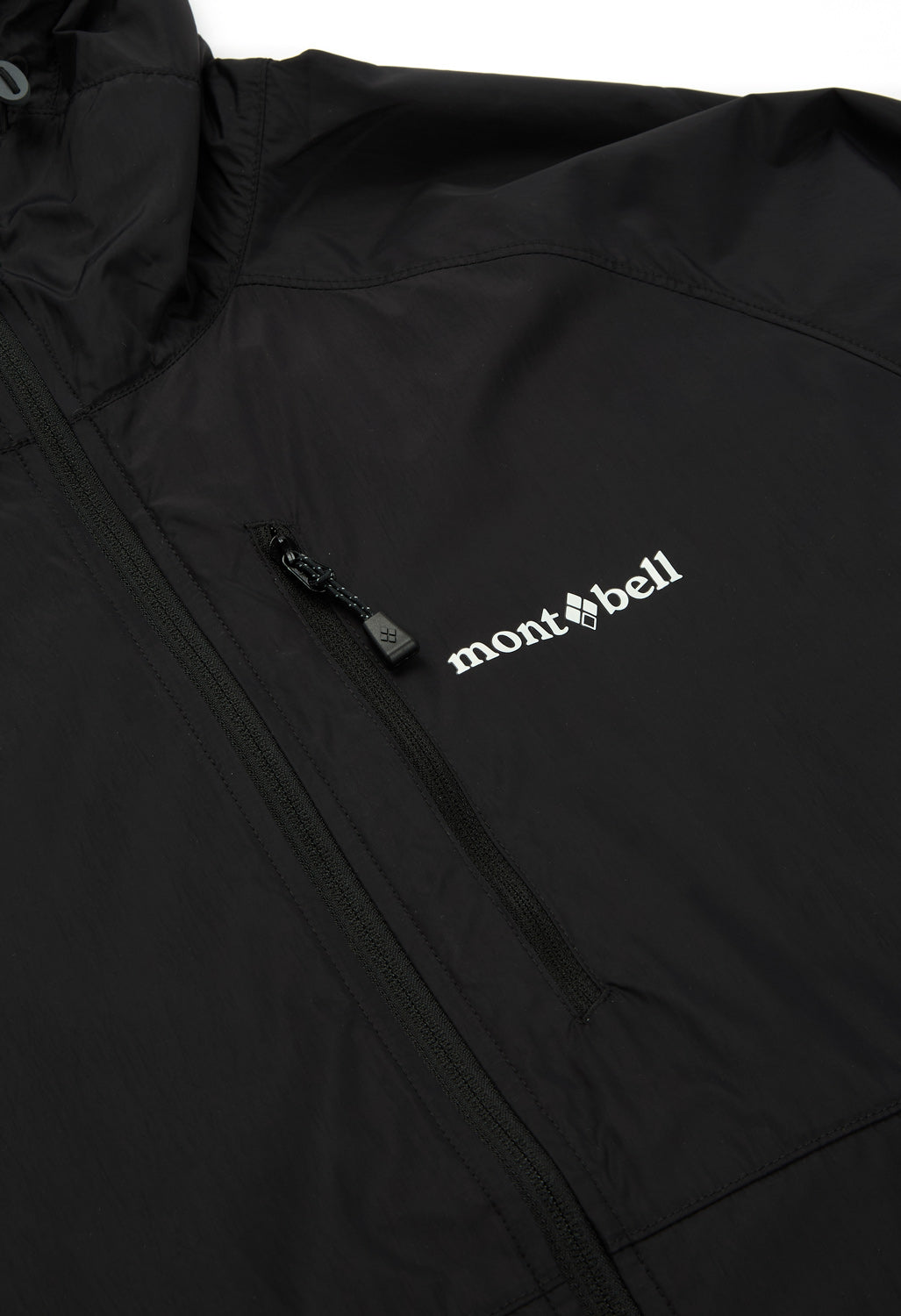 Montbell Men's Wind Blast Hooded Jacket - Black