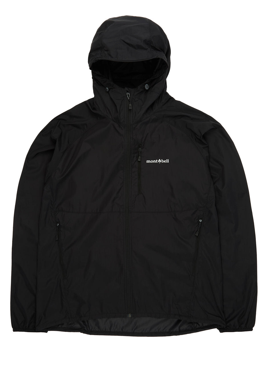 Montbell Men's Wind Blast Hooded Jacket - Black