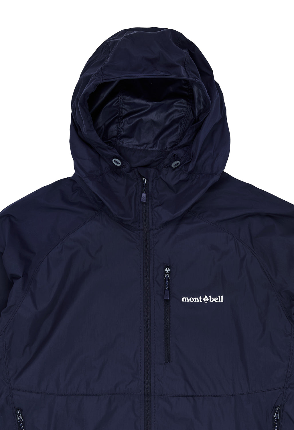 Montbell Men's Wind Blast Hooded Jacket - Navy