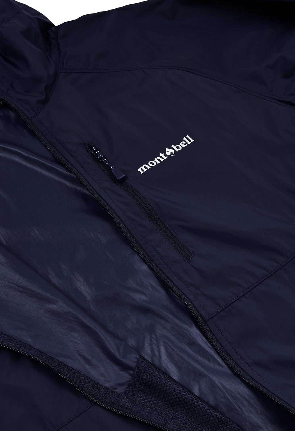 Montbell Men's Wind Blast Hooded Jacket - Navy