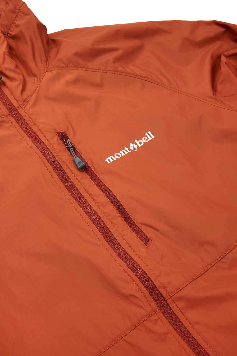 Montbell Men's Wind Blast Hooded Jacket - Orange