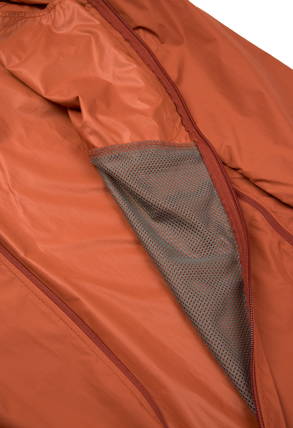 Montbell Men's Wind Blast Hooded Jacket - Orange