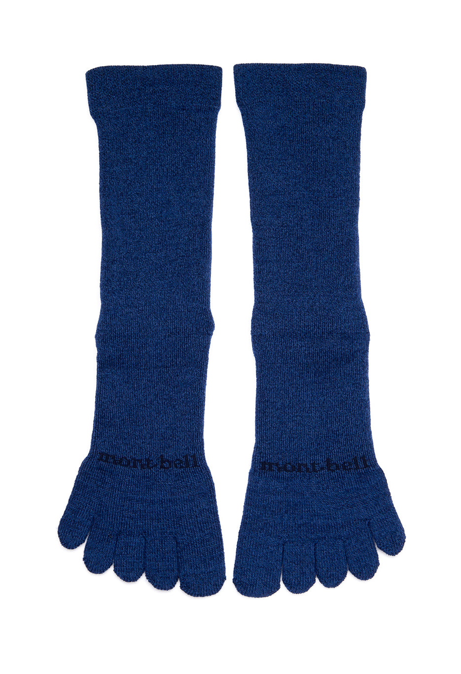 Montbell Merino Wool Trekking 5 Toe Socks - Indigo