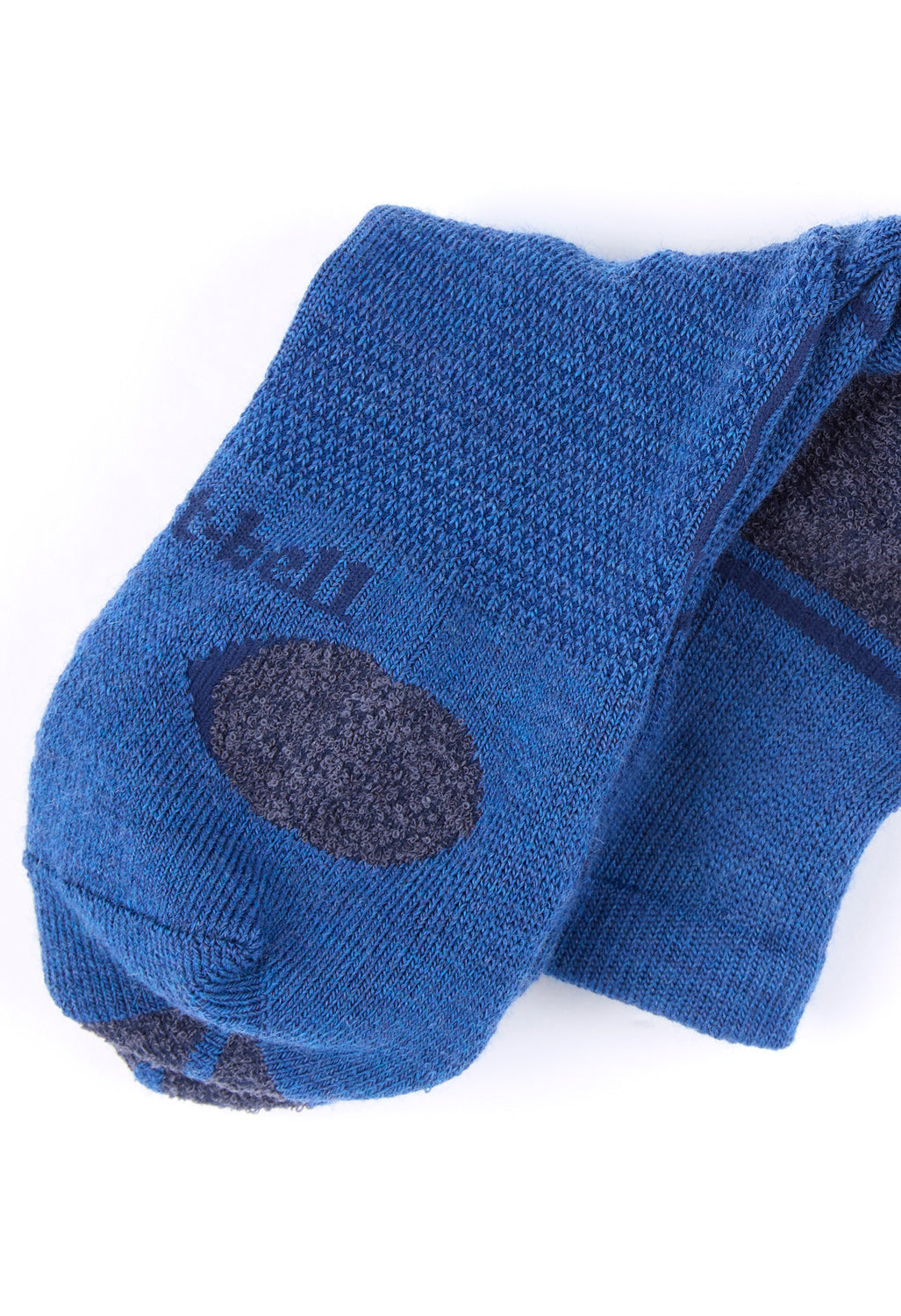 Montbell Merino Wool Supportec Walking Short Socks - Navy