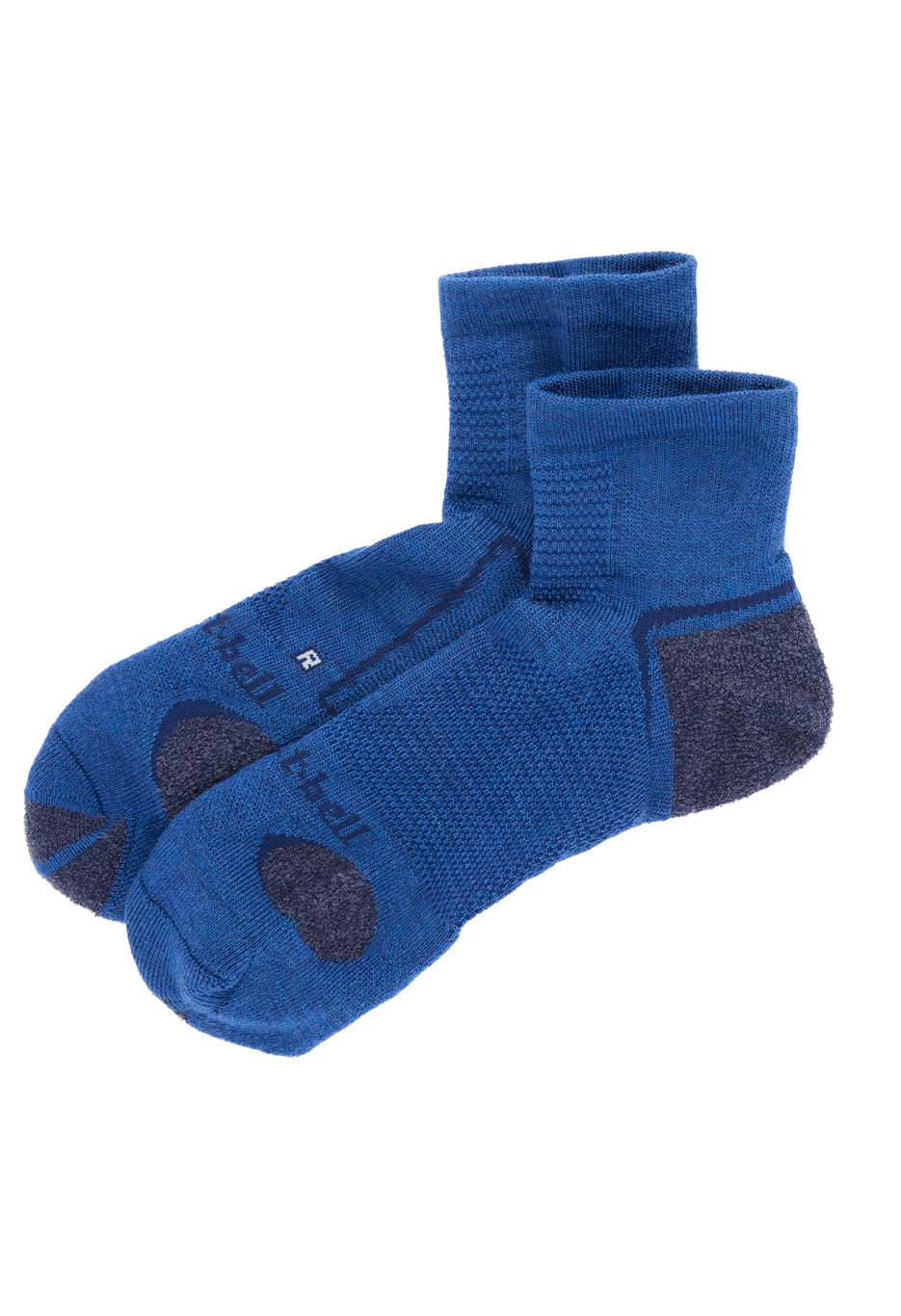 Montbell Merino Wool Supportec Walking Short Socks - Navy