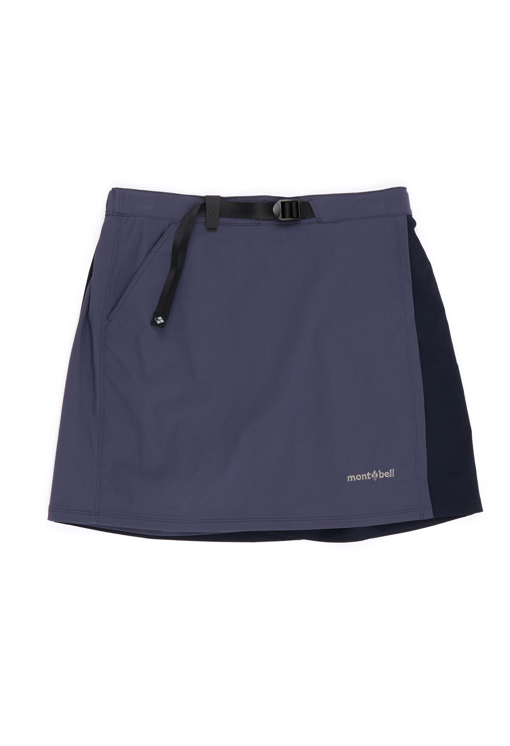 Montbell Women's Stretch O.D. Wrap Shorts - Graphite Blue / Black Navy