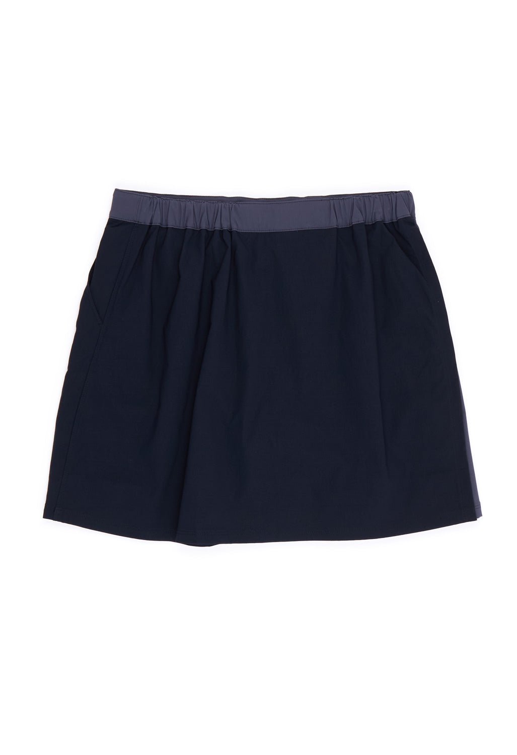 Montbell Women's Stretch O.D. Wrap Shorts - Graphite Blue / Black Navy