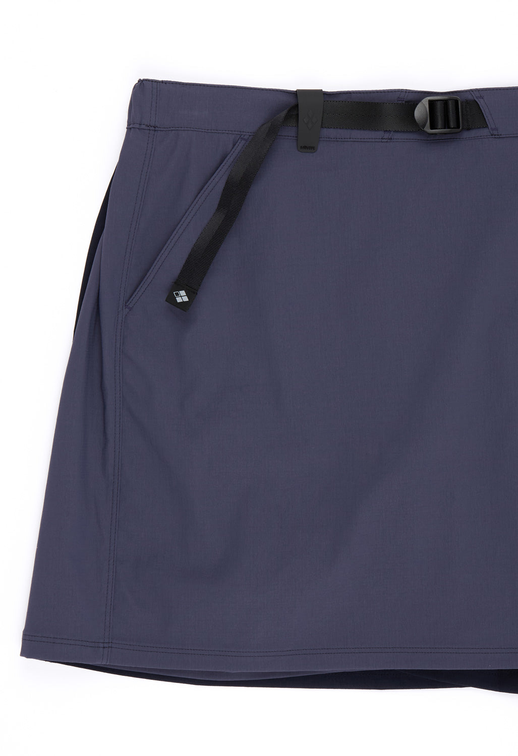 Montbell Women's Stretch O.D. Wrap Shorts - Graphite Blue / Black Navy