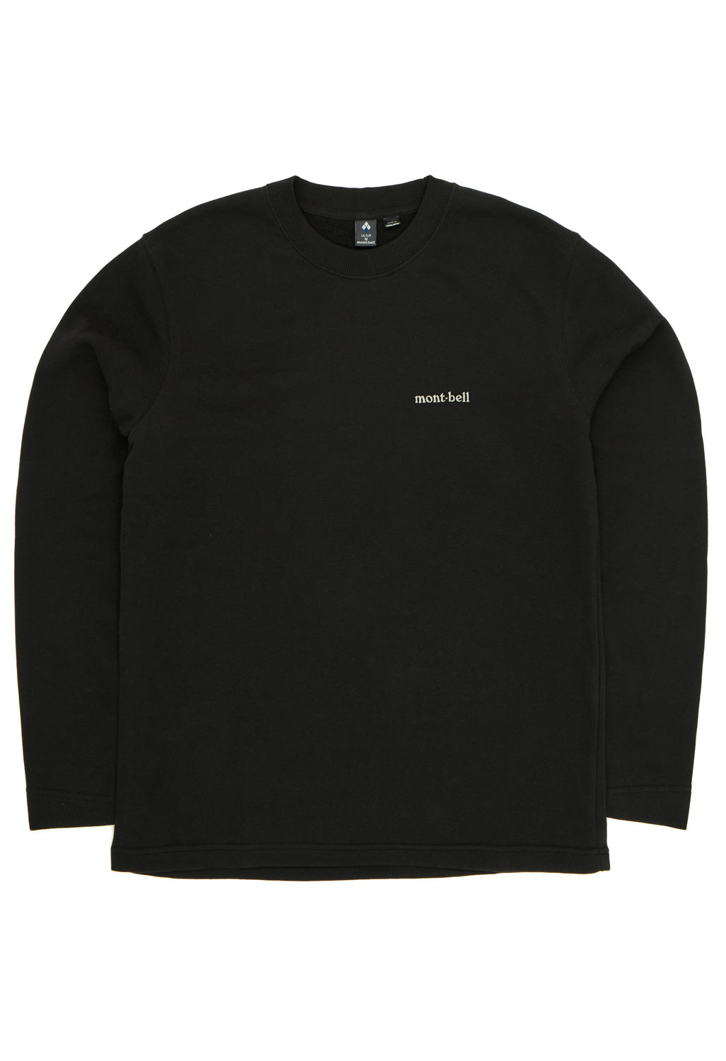 Montbell Cotton Lite Sweatshirt - Black